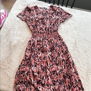 Evereve Pink and Black Women's Dress